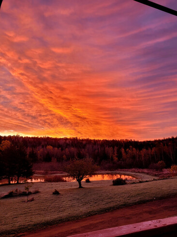 Red Sky in the morning Sailors take warning Sussex, NB