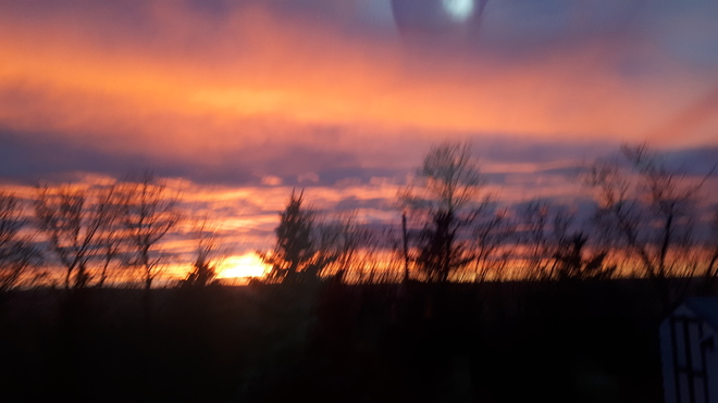 sunset Dodsland, SK