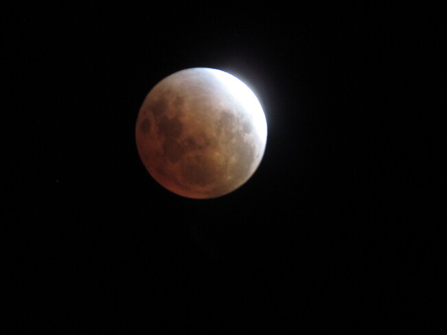 Eclipse lunaire Saint-André-Avellin, QC