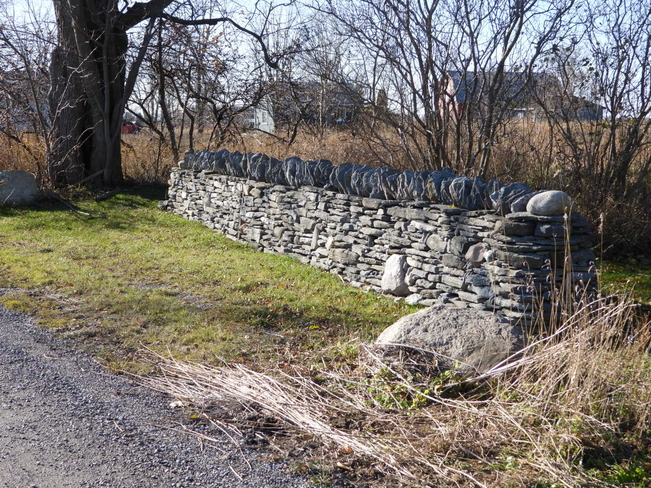 Dry Stone Wall Kingston, Ontario, CA
