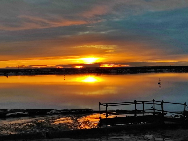 sunset Mildred Lake, AB
