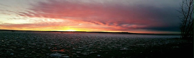 Ice Formation Glidden, Saskatchewan