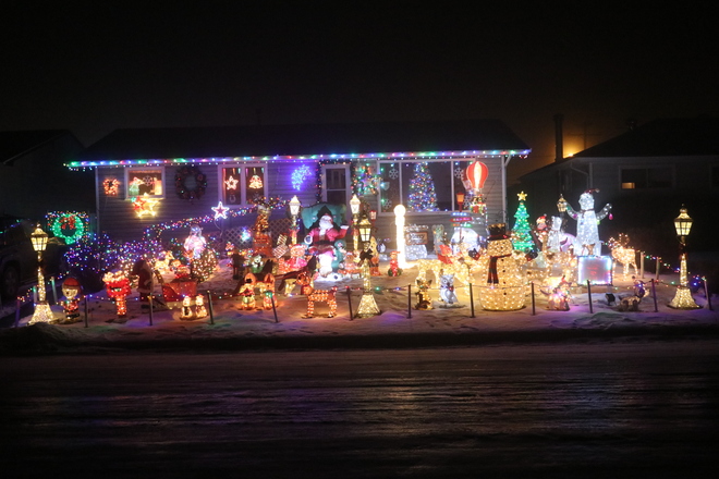 Our Christmas display Lanigan, SK