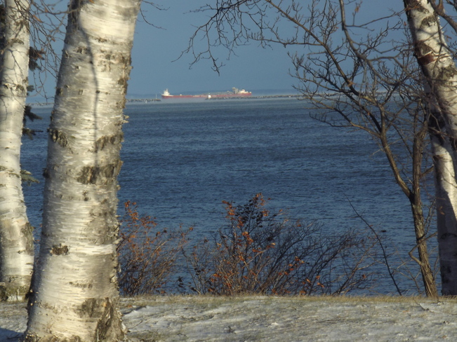 SHIP on its way into PORT 2230 Sleeping Giant Pkwy, Thunder Bay, ON P7B, Canada