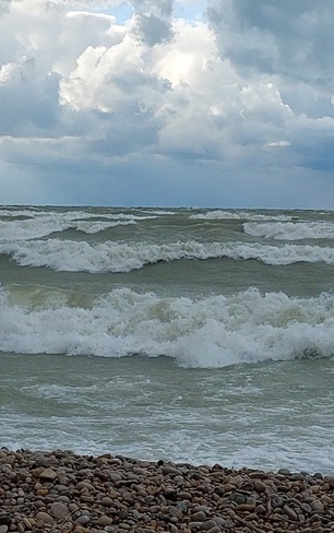 Waves on Lake Huron Goderich, ON