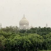 Taj through Window