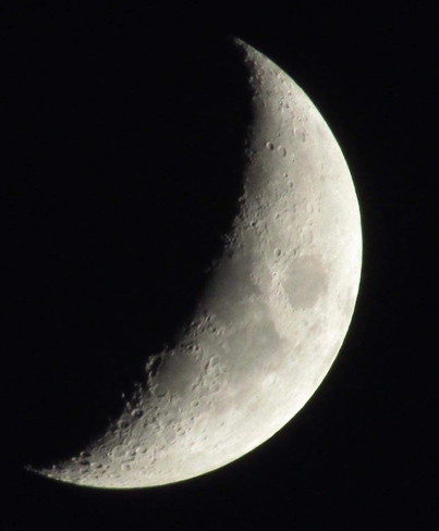 Closeup of the Moon Larder Lake, Ontario, CA