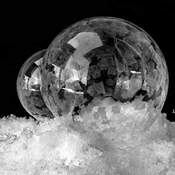 Frozen Soap Bubble Photography