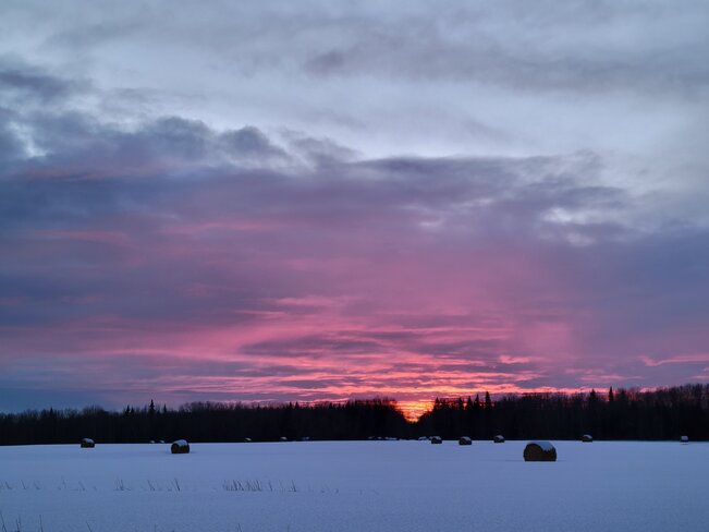 Sunset Athabasca, AB