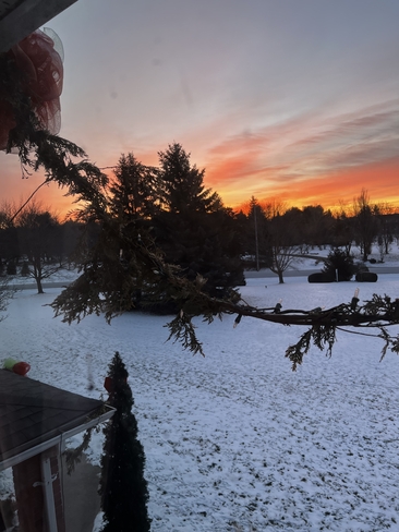 Red Sky in the morning … Caledon East, Ontario, CA