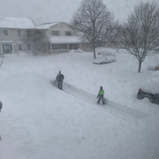 Trying to dig out in St.Catharines