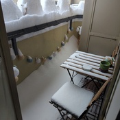 Snowy Balcony