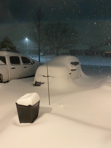 Snowed in Welland, Ontario, CA