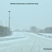 Gardiner expressway is CLOSED. #sillyhatweatherforecast