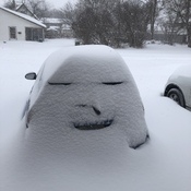 My car is smiling