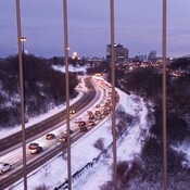 Bloor Viaduct/Don Valley Pkway January Blizzard Aftermath