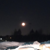 La lune dans sa froideur