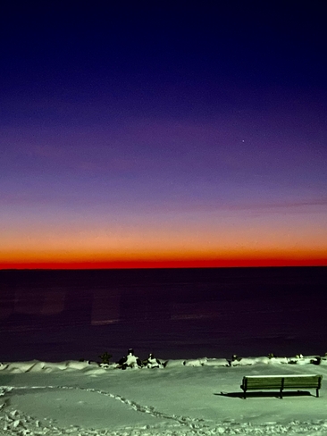 Sunset over Lake Nipissing North Bay, Ontario, CA
