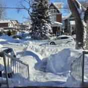 Jan.18, 2022...Day after the snow hit Toronto