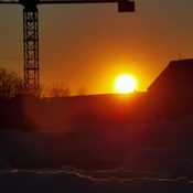 Jan 23 2022 5:04pm -10C Chilly Glorious Sunset with windchill -20C in Thornhill