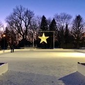 New skating rink at Pine Beach Park