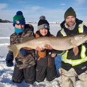 Ice fishing Saskatchewan
