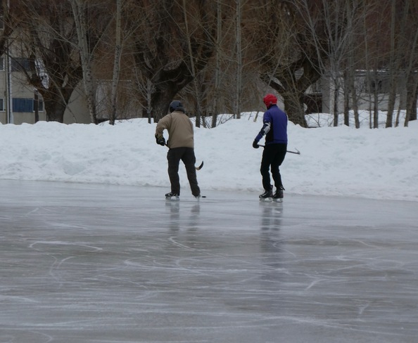 THE RINK TO THEMSELVES!! Cranbrook, BC