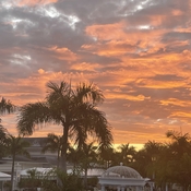 Dominican morning sky