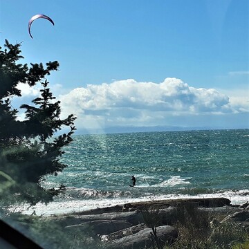 Wind Surfing in B.C in April