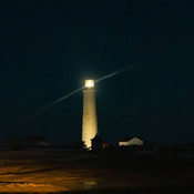 Le phare dans la nuit (Cap-des-Rosiers)