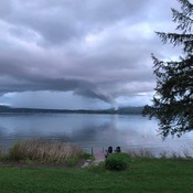 Observation d’une tornade potentiel dimanche 15 mai 20:10 Lac Brome qc