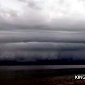 Crazy Weather with Large Shelf Cloud in Kingston