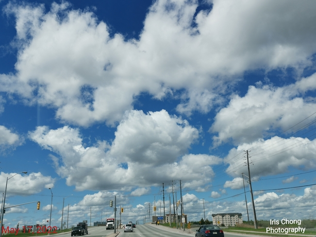 May 17 2022 15C Impressive sky Tursday afternoon along Hwy 7 in Richmond Hill Richmond Hill, ON