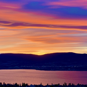 Sunsets over West Kelowna