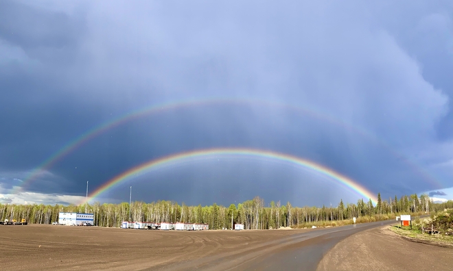 Double Rainbow Greenview No. 16, Alberta, CA