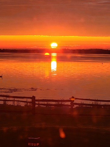 Sunrise on the lake Port Perry, ON