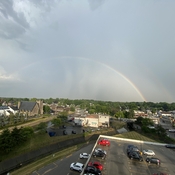 First summer rainbow for Milton, Ontario