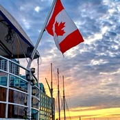 Canada Day Sunrise on Queens Quay