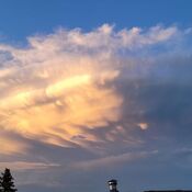 Late June evening clouds in Calgary