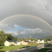 Double rainbow à St-François