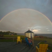 Rainbow over Baie des Chaleurs