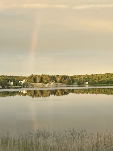 Rainbow Reflection Alban, Ontario, CA