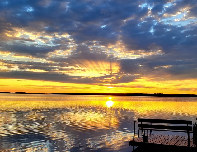 Sunrise on Rice Lake Harwood, ON