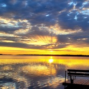 Sunrise on Rice Lake