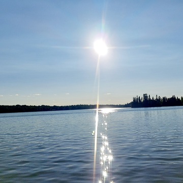 Tombée du jour au Lac Brochet
