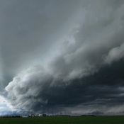 Supercell with Wall cloud