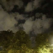 Night time clouds