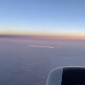 Sunset In Plane