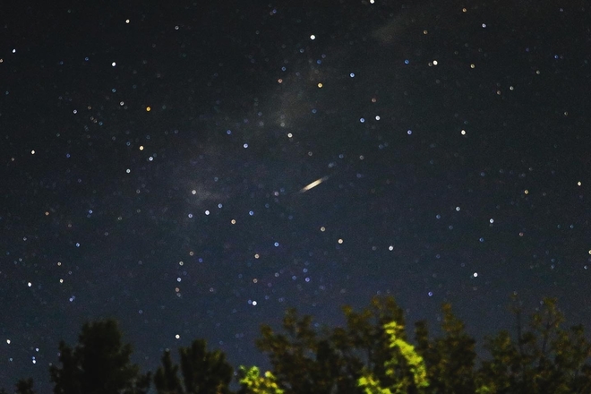 Pereids meteor shower Frankford, Ontario, CA