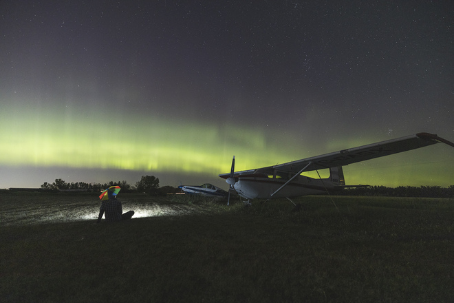 Aurora August 8th 2022 Rocky View County, 224118 Range Rd 281, Rocky View County, AB T1x, Canada